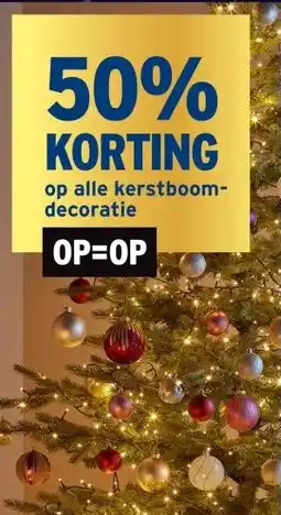 GAMMA op alle kerstboom- decoratie aanbieding
