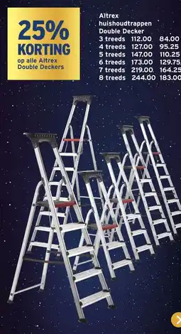 GAMMA Altrex huishoudtrappen Double Decker aanbieding