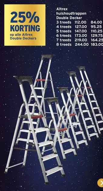 GAMMA Altrex huishoudtrappen Double Decker aanbieding