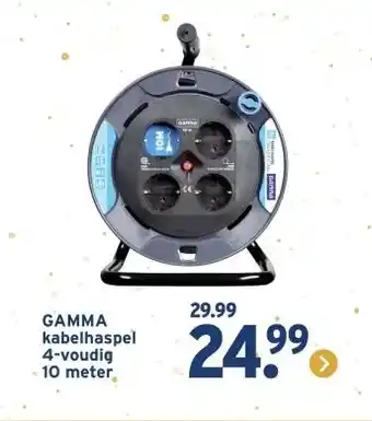 GAMMA GAMMA kabelhaspel aanbieding