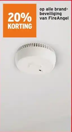 GAMMA op alle brand- beveiliging van FireAngel aanbieding