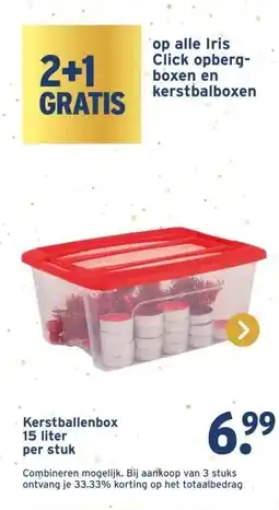 GAMMA Kerstballenbox 15 liter aanbieding