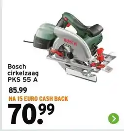 GAMMA Bosch cirkelzaag PKS 55 A aanbieding