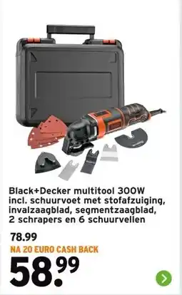 GAMMA Black+Decker multitool 300W aanbieding