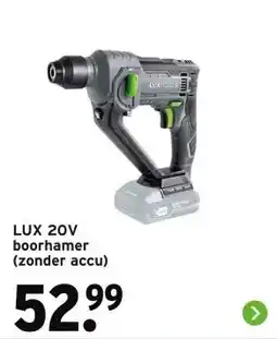 GAMMA LUX 20V boorhamer aanbieding