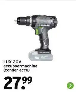 GAMMA LUX 20V accuboormachine aanbieding