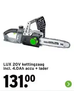 GAMMA LUX 20V Kettingzaag aanbieding