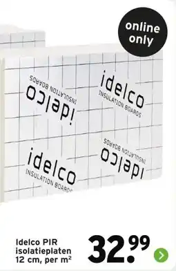 GAMMA Idelco PIR isolatieplaten aanbieding