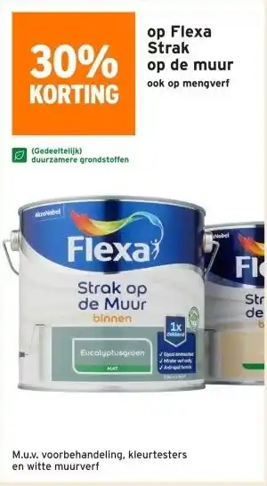 GAMMA op Flexa Strak op de muur aanbieding