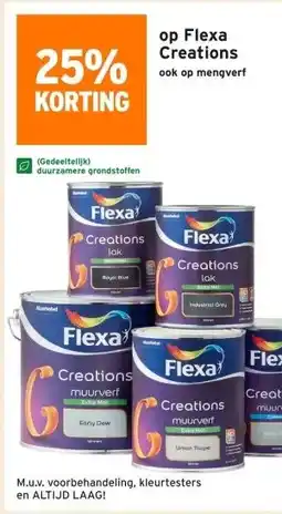 GAMMA op Flexa Creations aanbieding