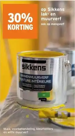 GAMMA op Sikkens lak- en muurverf aanbieding