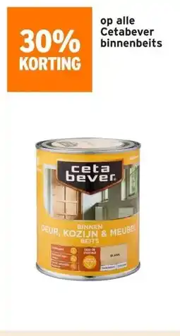 GAMMA op alle Cetabever binnenbeits aanbieding