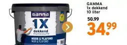 GAMMA GAMMA 1x dekkend aanbieding