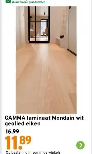 GAMMA GAMMA laminaat Mondain wit geolied eiken aanbieding