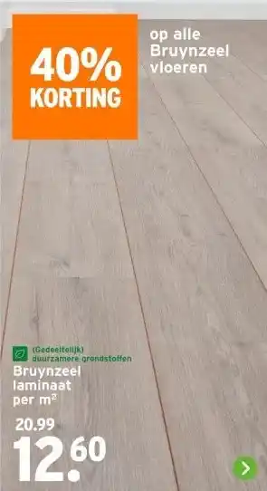 GAMMA Bruynzeel laminaat aanbieding