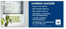 GAMMA ALUMINIUM JALOEZIEËN aanbieding