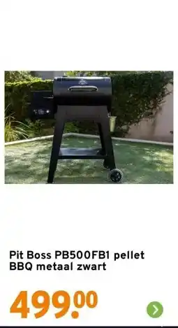 GAMMA Pit Boss PB500FB1 pellet BBQ metaal zwart aanbieding