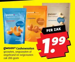 Boni Gwoono Cashewnoten aanbieding