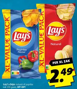 Boni Lay's chips naturel of paprika aanbieding