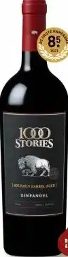 Gall & Gall 1000 Stories Bourbon Barrel Aged Zinfandel 75CL aanbieding