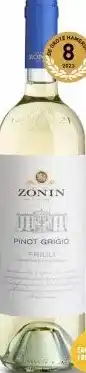 Gall & Gall Zonin Pinot Grigio Friuli 75CL aanbieding