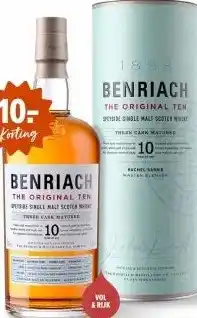 Gall & Gall Benriach Original Ten 70CL aanbieding