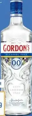 Gall & Gall Gordon’s Gin Alcoholvrij 70CL aanbieding