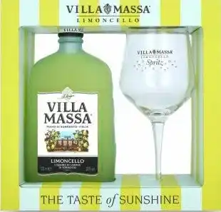Gall & Gall Villa Massa Limoncello Cadeaupakket 70CL aanbieding