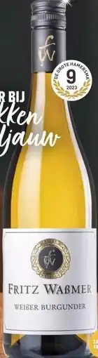 Gall & Gall Fritz Wassmer Weisser Burgunder 75CL aanbieding