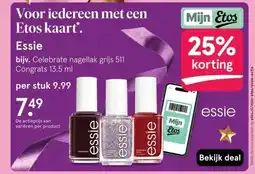 Etos Voor iedereen met een Etos kaart.Essie aanbieding