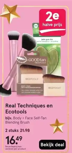 Etos Real Techniques en Ecotools aanbieding