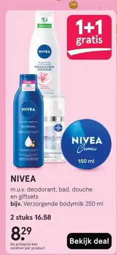 Etos NIVEA aanbieding