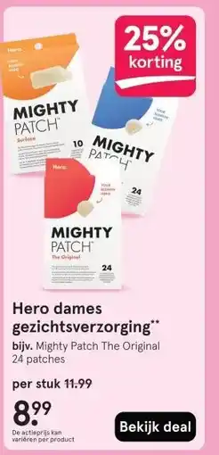 Etos Hero dames gezichtsverzorging aanbieding