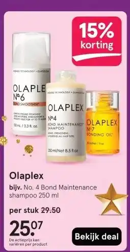 Etos Olaplex aanbieding