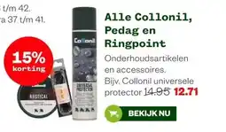 Welkoop Alle Collonil, Pedag en Ringpoint aanbieding