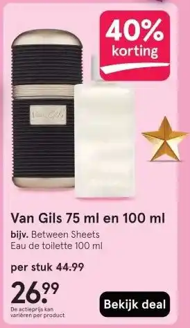 Etos Van Gils 75 ml en 100 ml aanbieding