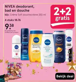 Etos NIVEA deodorant, bad en douche aanbieding