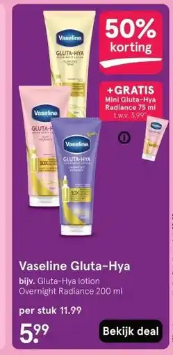 Etos Vaseline Gluta-Hya aanbieding