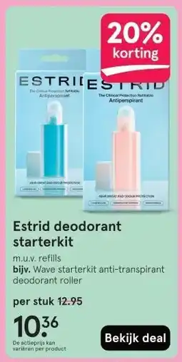 Etos Estrid deodorant starterkit aanbieding