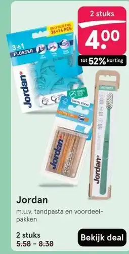 Etos Jordan aanbieding