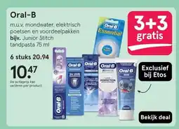 Etos Oral-B aanbieding