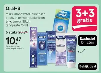 Etos Oral-B aanbieding