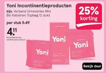 Etos Yoni Incontinentieproducten aanbieding
