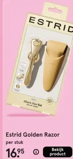 Etos Estrid Golden Razor aanbieding