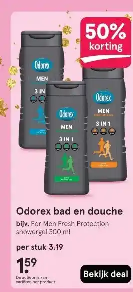 Etos Odorex bad en douche aanbieding