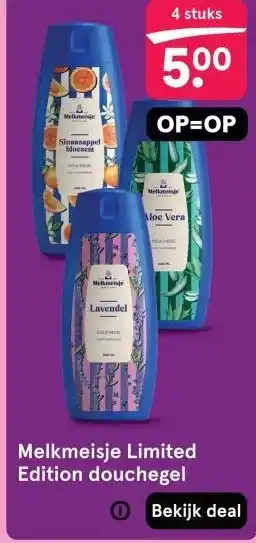 Etos Melkmeisje Limited Edition douchegel aanbieding