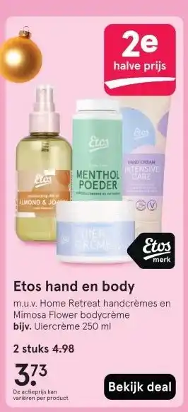 Etos Etos hand en body aanbieding