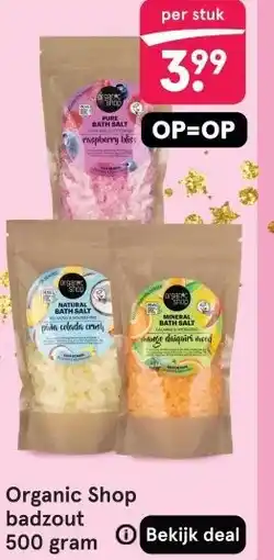 Etos Organic Shop badzout aanbieding