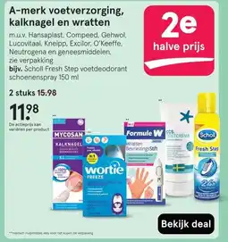 Etos A-merk voetverzorging, kalknagel en wratten aanbieding