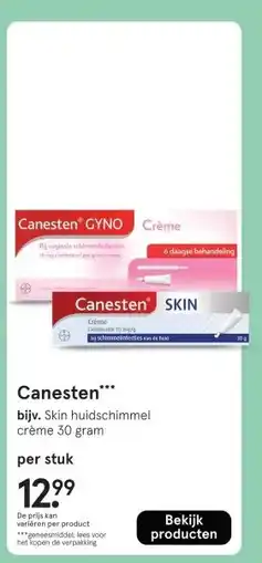 Etos Canesten aanbieding